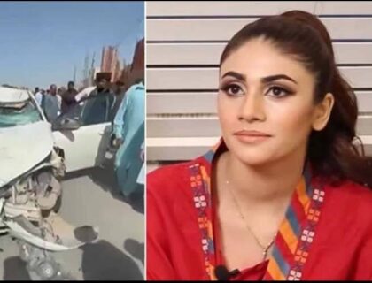 دانیہ شاہ اور حکیم شہزاد کی گاڑی کو خطرناک حادثہ، ایک شخص جاں بحق 