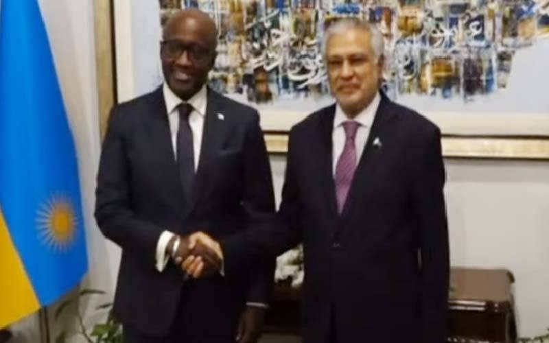 پاکستان اور روانڈا کا دوطرفہ تعلقات مزید مستحکم بنانے پر اتفاق