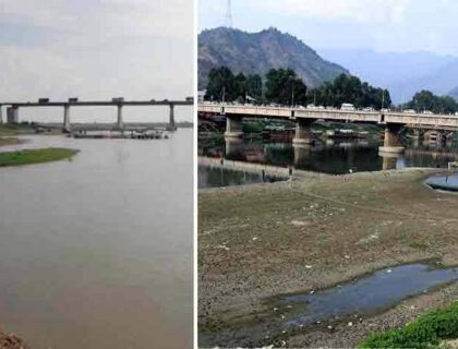 بھارت کی آبی دہشت گردی، دریائے چناب اور جہلم کا پانی روک لیا
